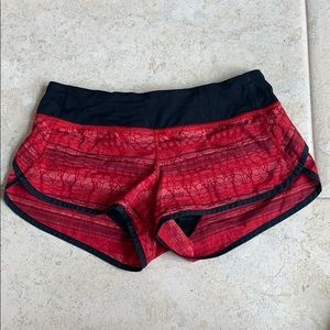 Lululemon speed shorts